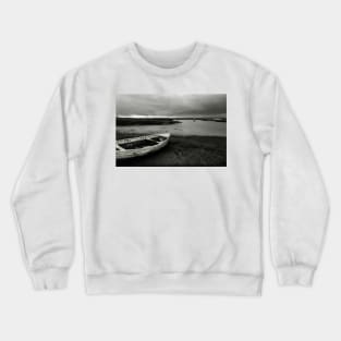 Storm gathering over Brancaster, Norfolk, UK Crewneck Sweatshirt